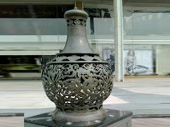 广场铜灯笼雕塑