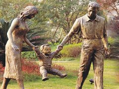 城市景观人物雕塑