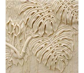 芭蕉叶砂岩浮雕