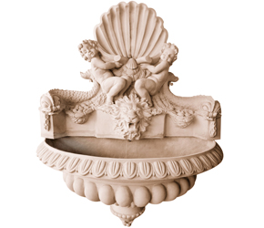 贝壳水景砂岩雕塑