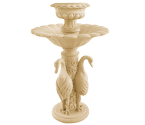 3只天鹅水景雕塑