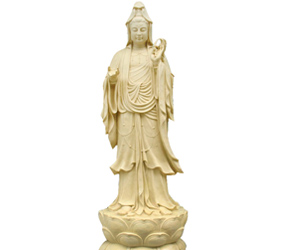 观音佛像玻璃钢雕塑