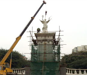 御都花园砂岩雕塑