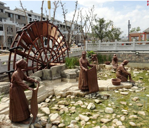 什邡宏大地产玻璃钢雕塑