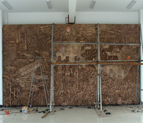 南充革命地玻璃钢雕塑