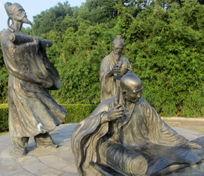 蜀南竹海铜雕人物雕塑