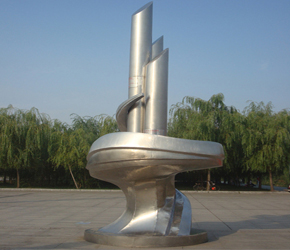 大学城不锈钢雕塑