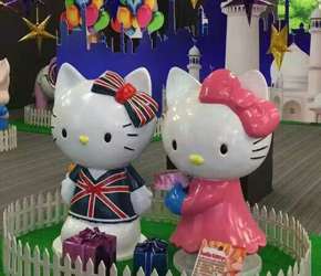 HELLOKETTY猫卡通雕塑